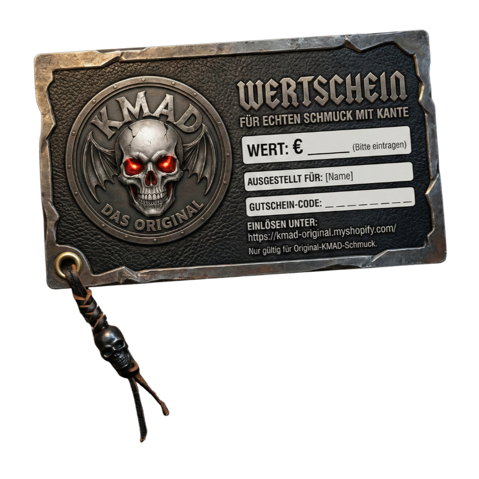 KMAD Original Gutschein - Schmuck für Ungezogene
