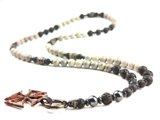 Rosty MAD - Rosenkranz Kette, handmade