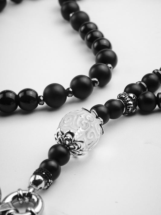 Crystal Rock - Rosenkranz Kette, handmade
