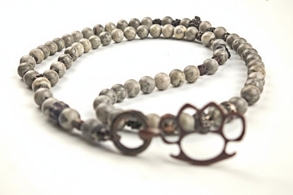 Rosty Grey Hound - Rosenkranz Kette, handmade