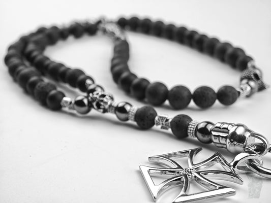 Black Sabbat - Rosenkranz Kette, handmade