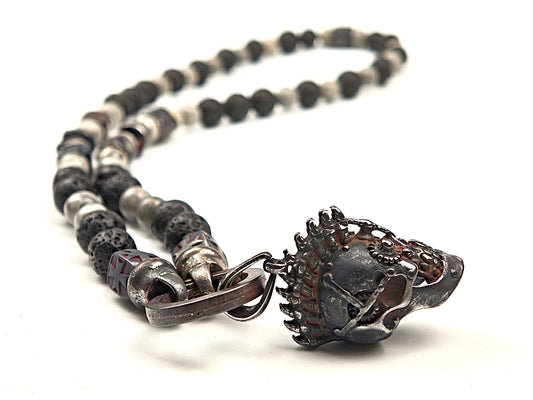Berserker - Rosenkranz Kette, handmade