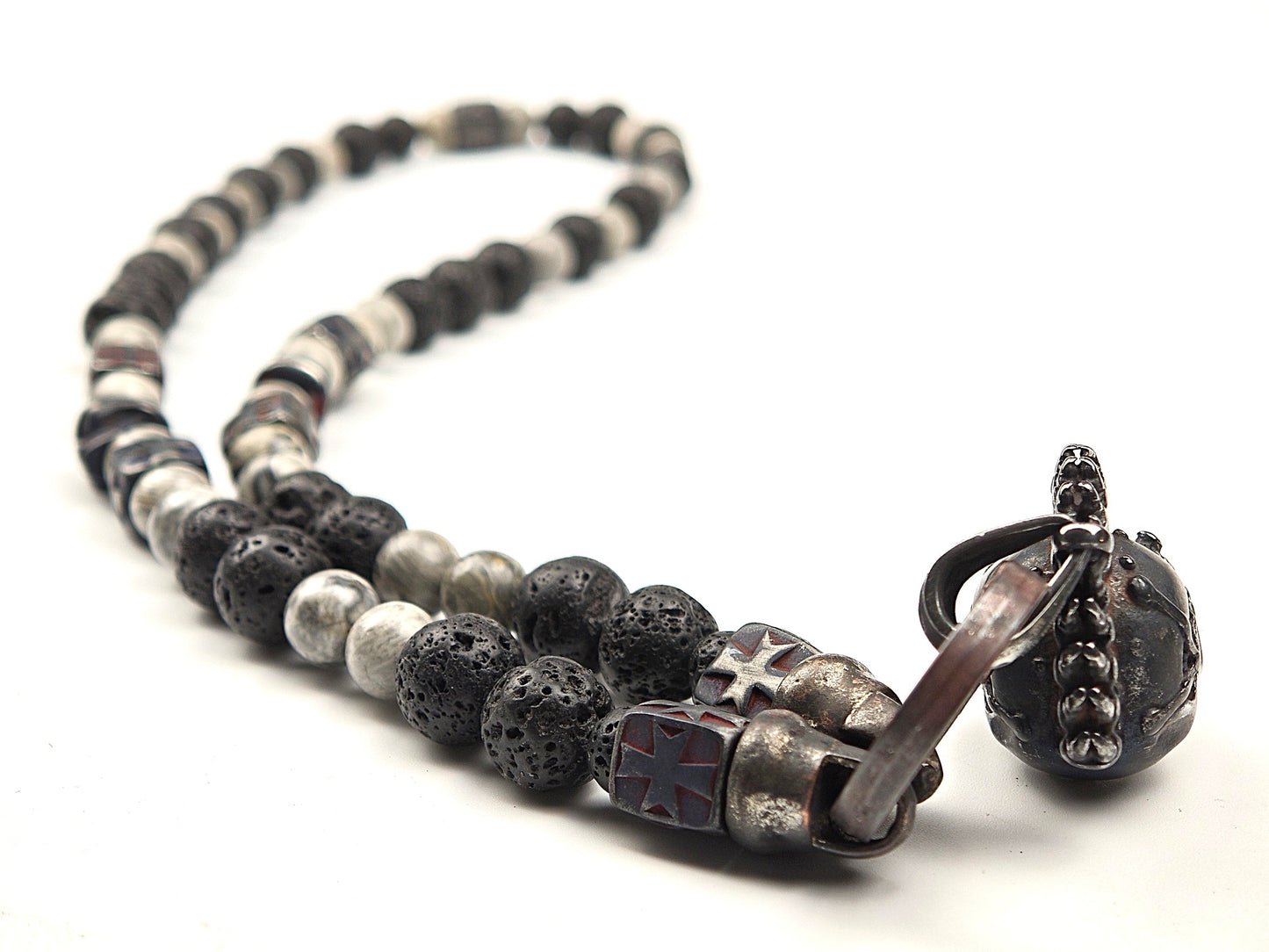 Berserker - Rosenkranz Kette, handmade