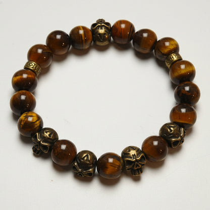 Edelstein-Armband „Pure Focus“ – Volles Tigerauge