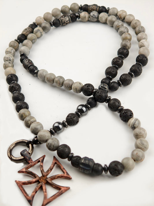 Rosty MAD - Rosenkranz Kette, handmade