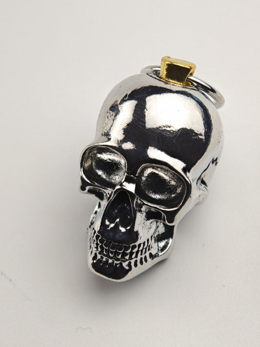 "The Executive" Chrome Skull