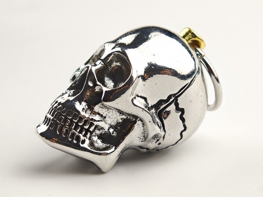 "The Executive" Chrome Skull