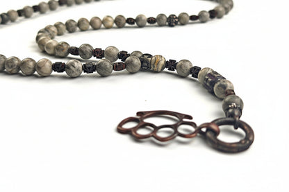 Rosty Grey Hound - Rosenkranz Kette, handmade
