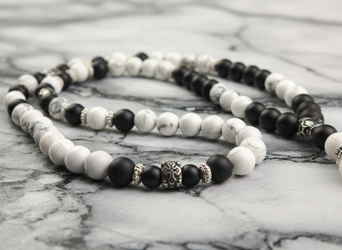The Beauty - Rosenkranz Kette, handmade