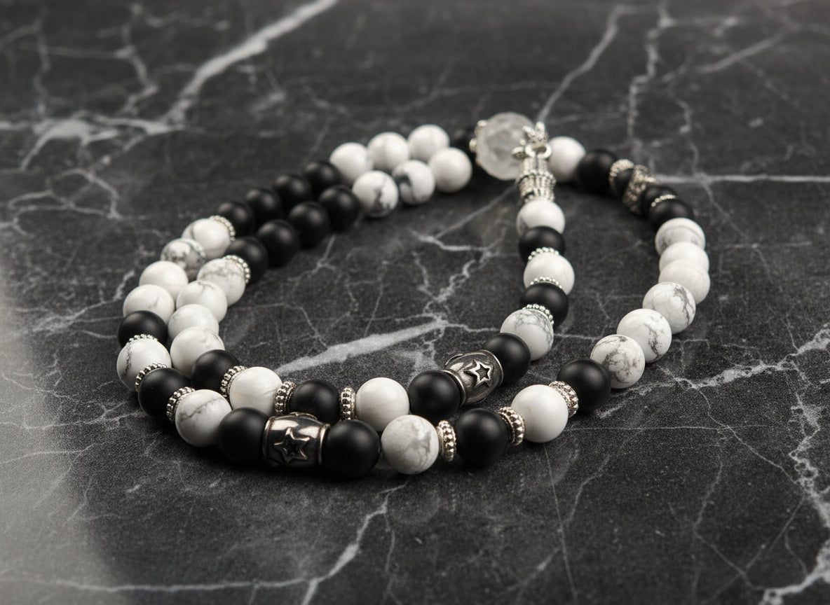 The Beauty - Rosenkranz Kette, handmade