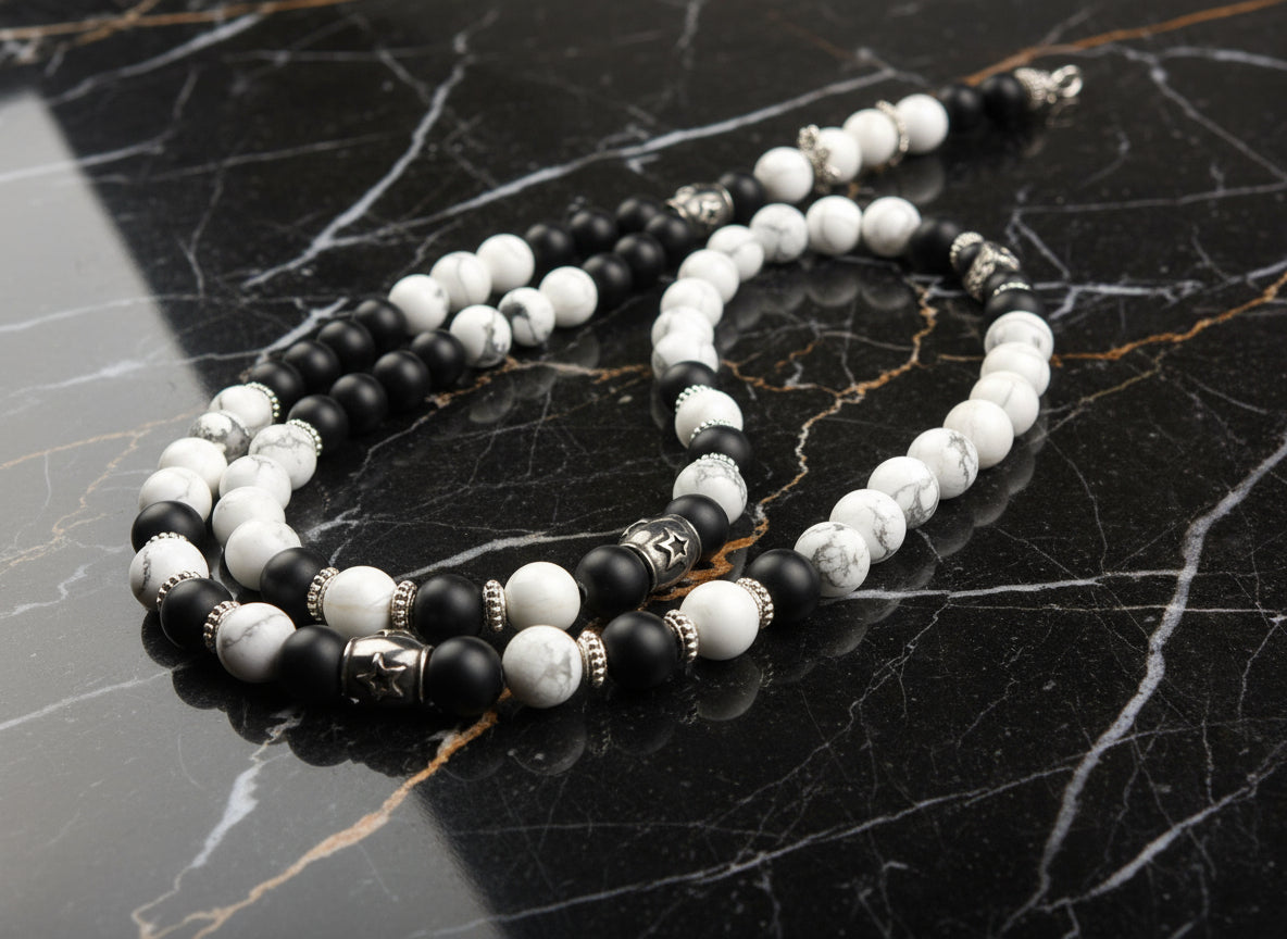 The Beauty - Rosenkranz Kette, handmade